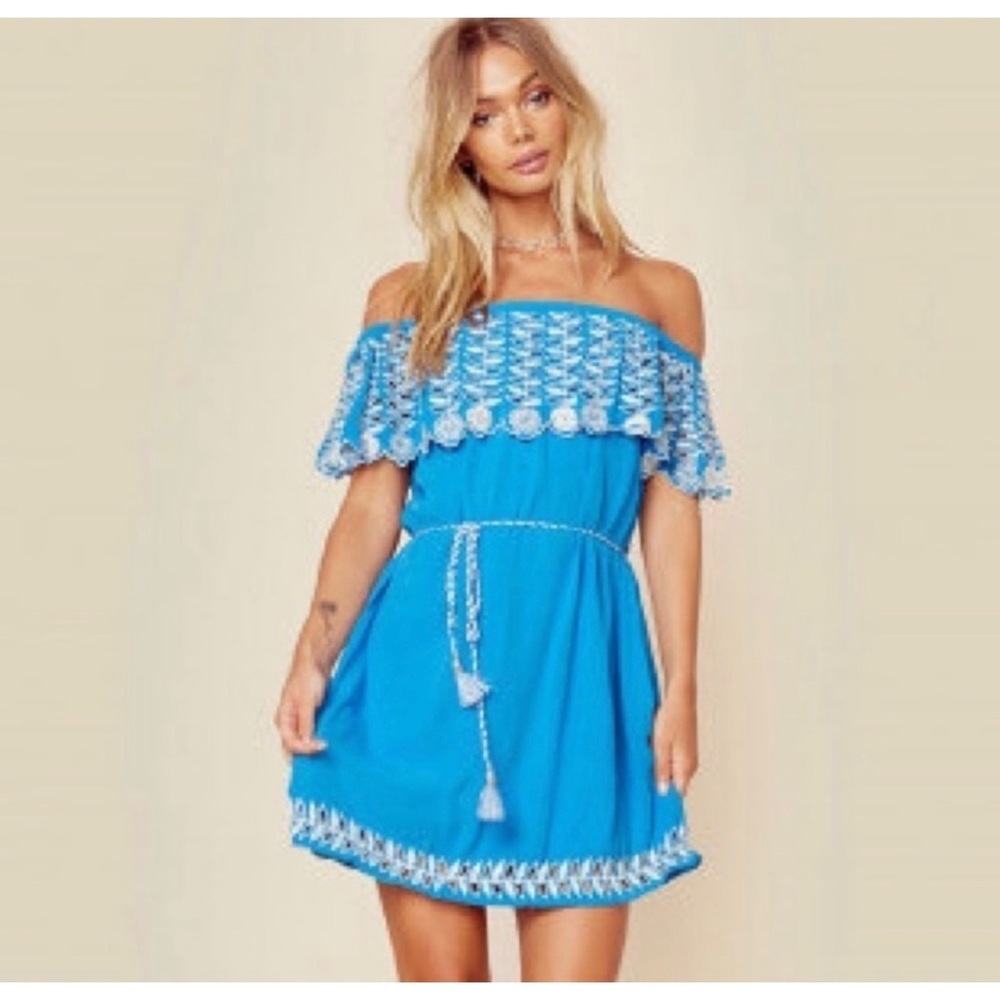 Rahi Cali Daisy Off Shoulder Dress